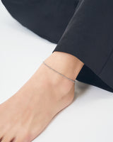 STAINLESS CURVED CHAIN ANKLET