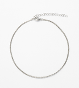 STAINLESS CURVED CHAIN ANKLET
