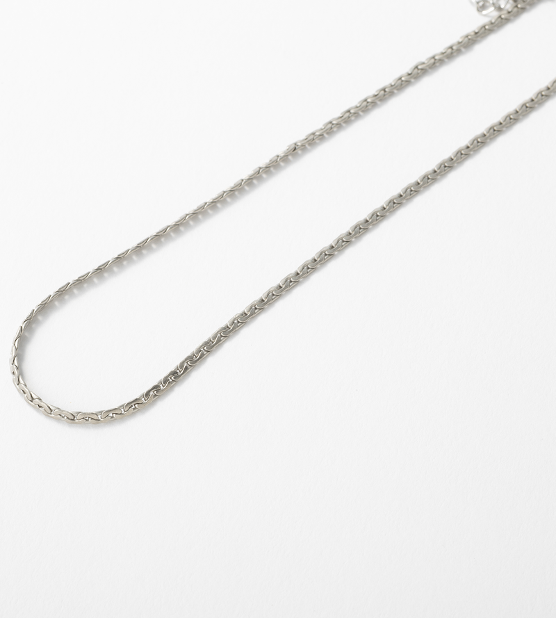 STAINLESS CURVED CHAIN ANKLET
