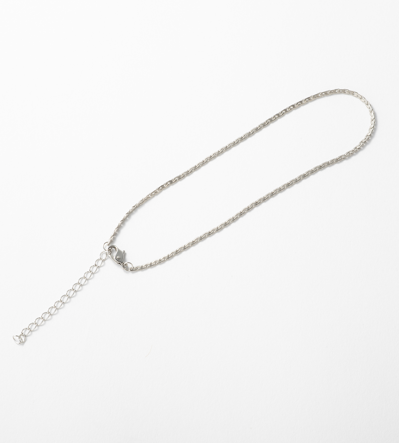 STAINLESS CURVED CHAIN ANKLET