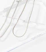 STAINLESS CURVED CHAIN ANKLET