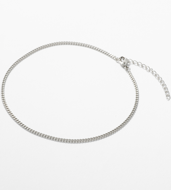 STAINLESS OVAL CHAIN ANKLET