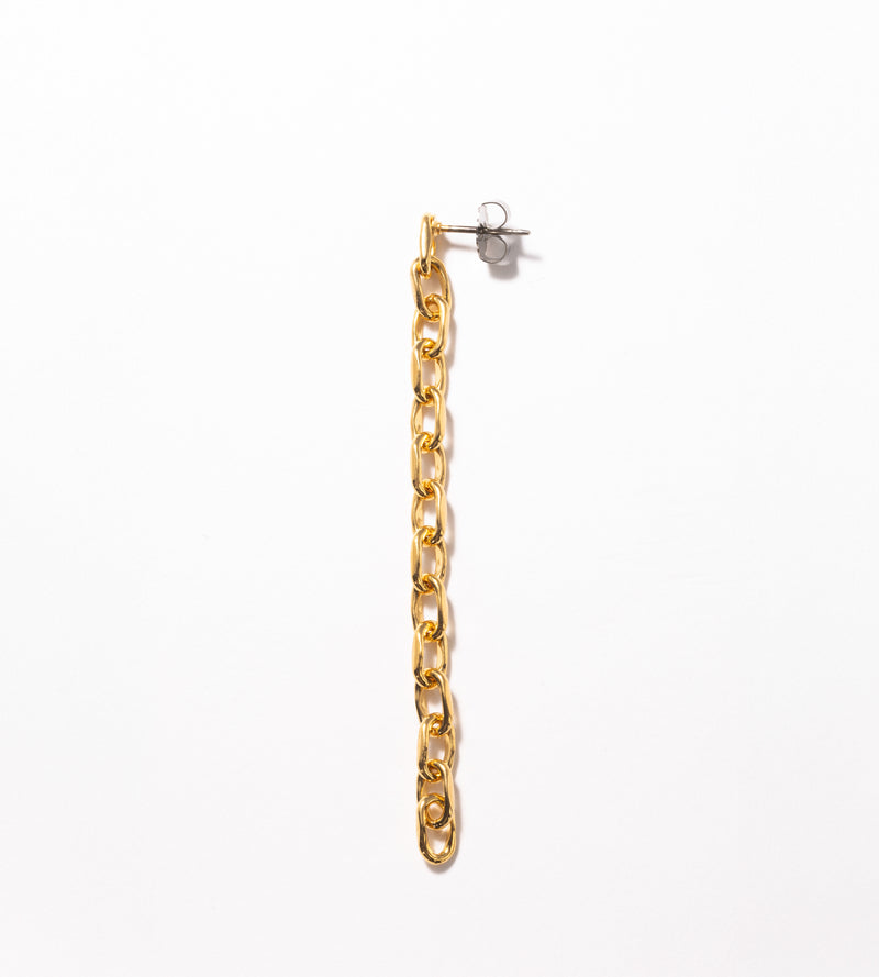 LINK CHAIN SMALL PIERCED EARRING