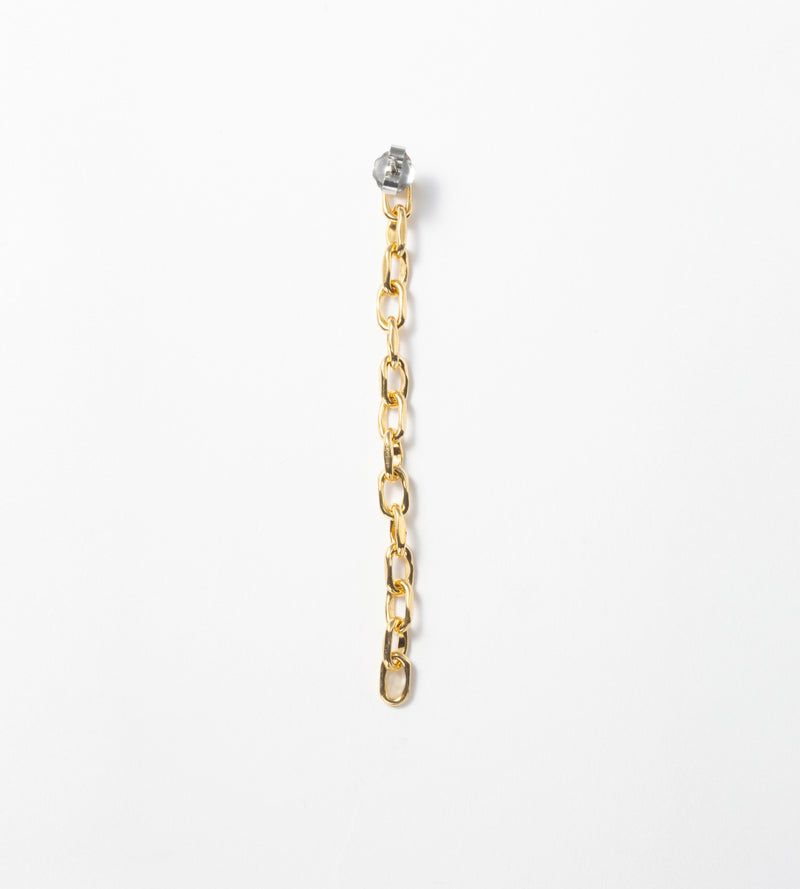 LINK CHAIN SMALL PIERCED EARRING