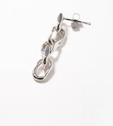 LINK CHAIN LARGE PIERCED EARRING