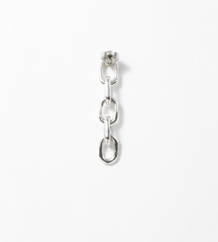 LARGE LINK CHAIN PIERCED EARRING