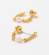 STATION I PEARL PIERCED EARRING（PAIR）