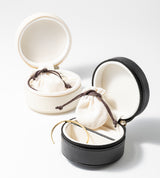 JEWELRY POUCH BLACK (CIRCLE)