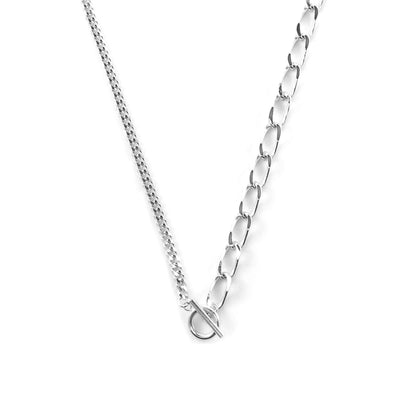 IRREGULAR  CURB CHAIN NECKLACE