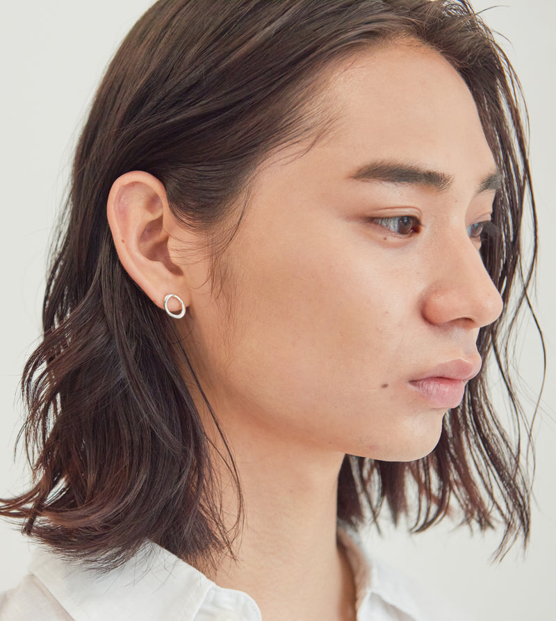 CIRCLE PIERCED EARRING （SINGLE）