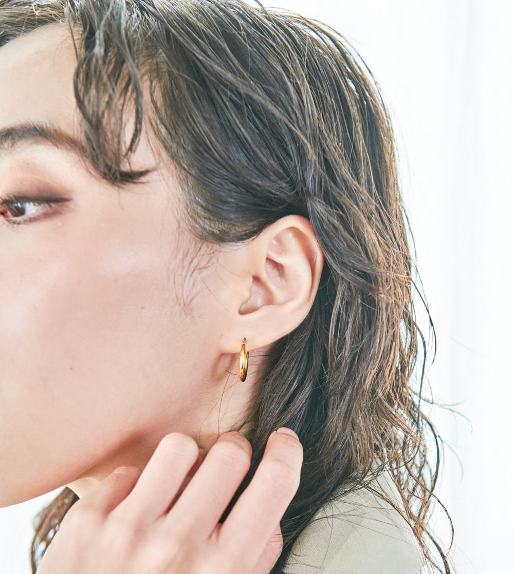 【ENGBROX】double line hoop earring〜フープピアス★韓国発 ENGBROX】double line hoop earring〜フープピアス☆韓国発